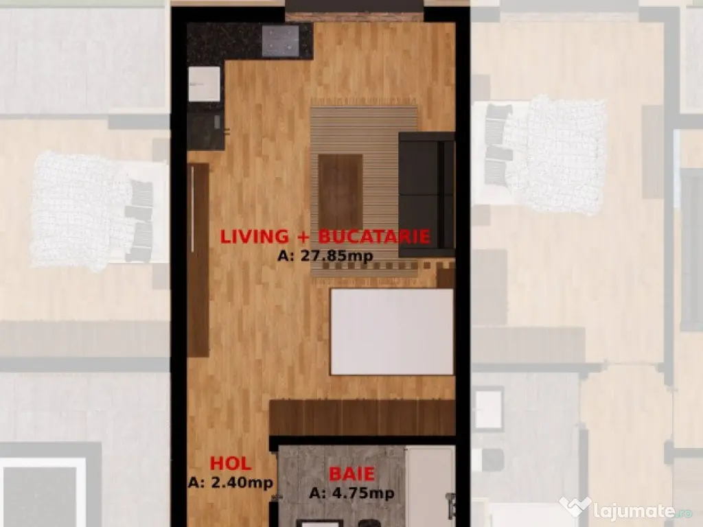 Garsoniere si Apartamente doua camere. Pret Promotional. Tva Inclus! 