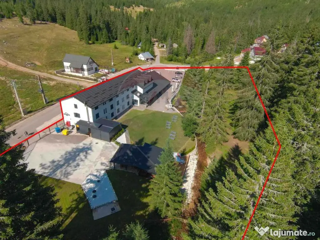 Hotel-Spa-Restaurant nou de Vânzare, 26 Camere, în Padiș, 