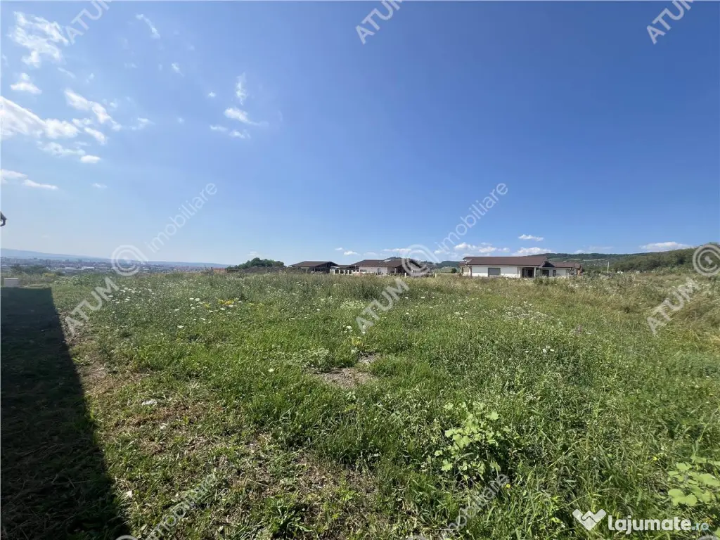 Teren de 646 mp si 15 metri deschidere zona Zorabia Sibiu