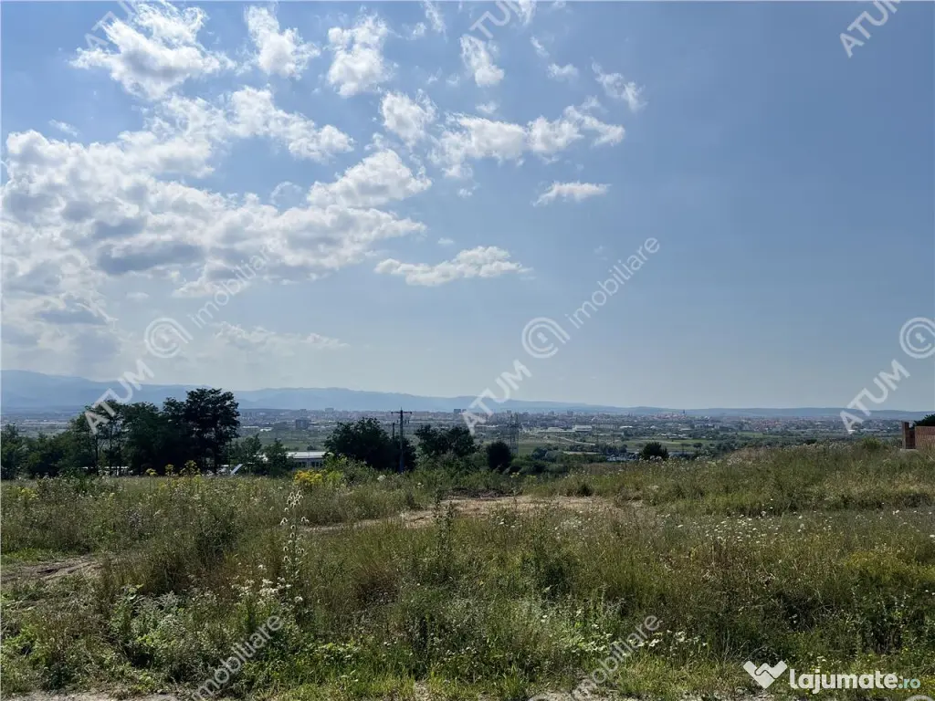 Teren de 646 mp si 15 metri deschidere zona Zorabia Sibiu