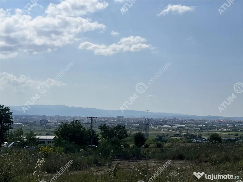 Teren de 646 mp si 15 metri deschidere zona Zorabia Sibiu