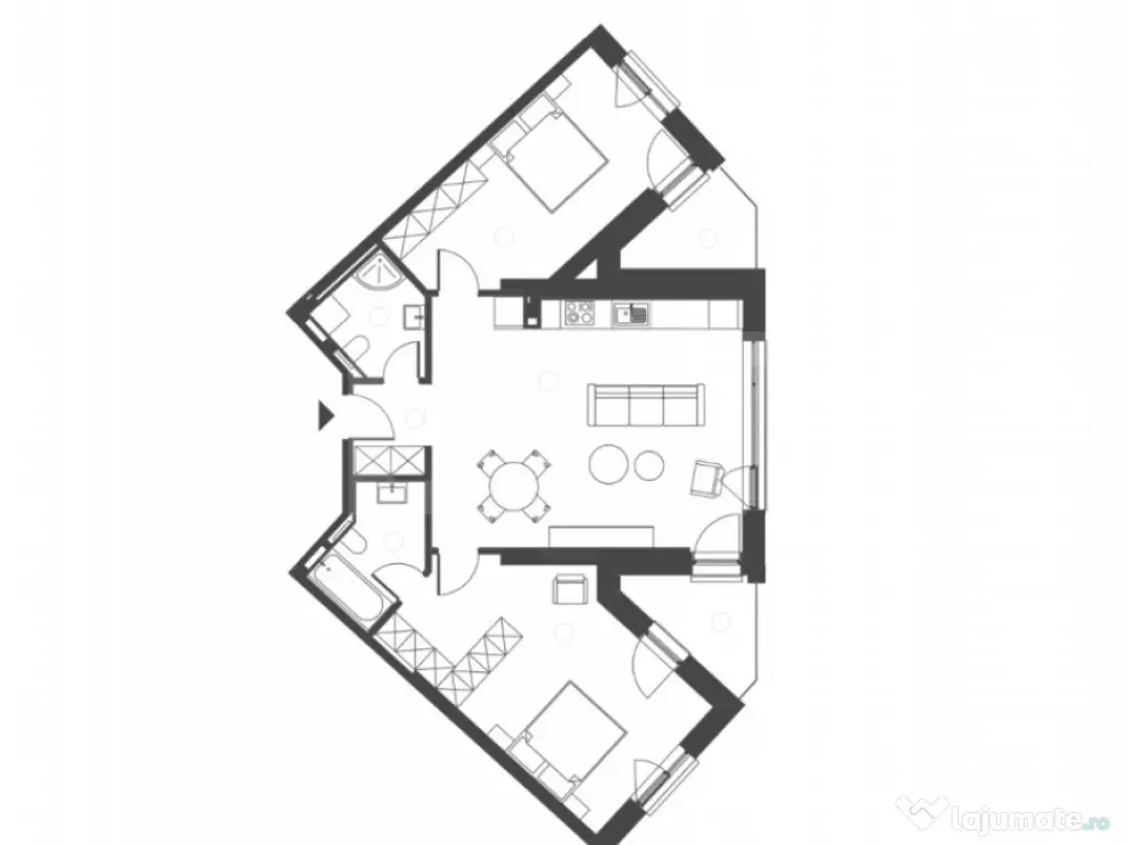 Comision 0 ! Somesului 15 | 3 Camere Finisat | Semicentral |