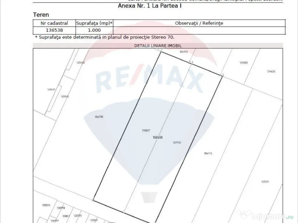 Teren intravilan 1000 mp Popesti-Leordeni / Strada Echino... 
