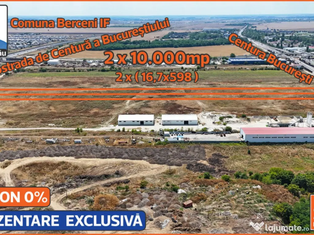 Teren 20k mp intravilan situat intre centura si A0 - Berceni 