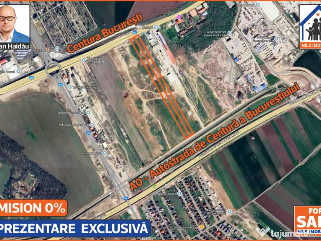 Teren 20k mp intravilan situat intre centura si A0 - Berceni 