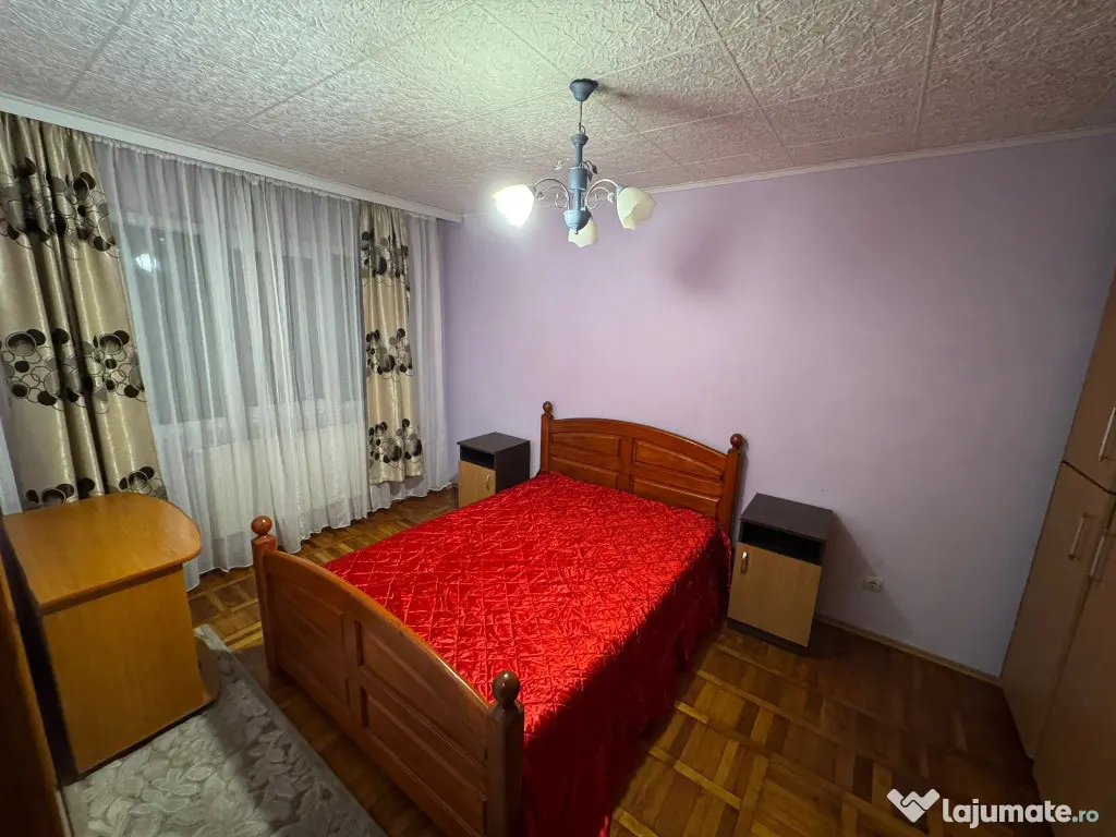 Apartament doua camere, mobilat utilat curat etaj 1, Cornisa