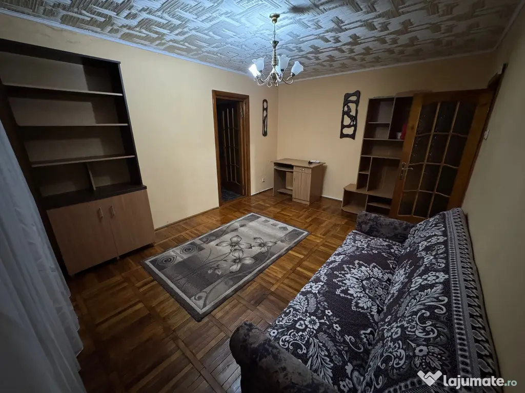 Apartament doua camere, mobilat utilat curat etaj 1, Cornisa