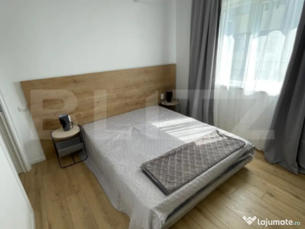 Apartament mobilat si utilat, incalzire in pardoseala, garaj