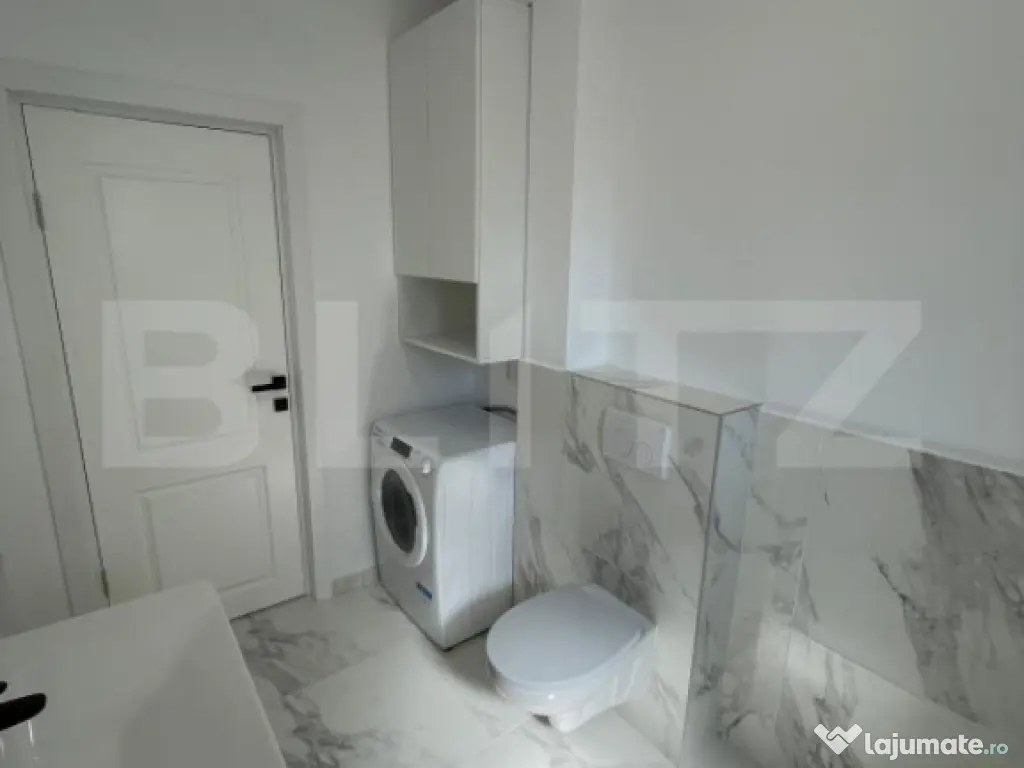 Apartament mobilat si utilat, incalzire in pardoseala, garaj