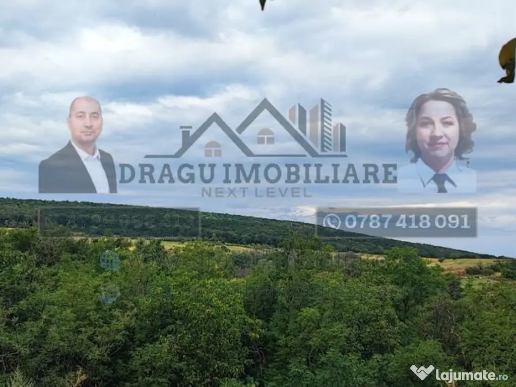 Teren generos 2186 mp cu casă bătrânească – Copăce... 