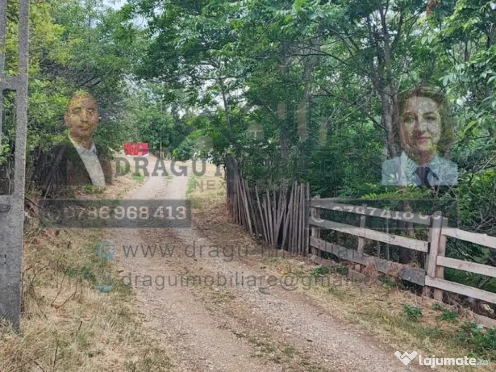 Teren generos 2186 mp cu casă bătrânească – Copăce... 