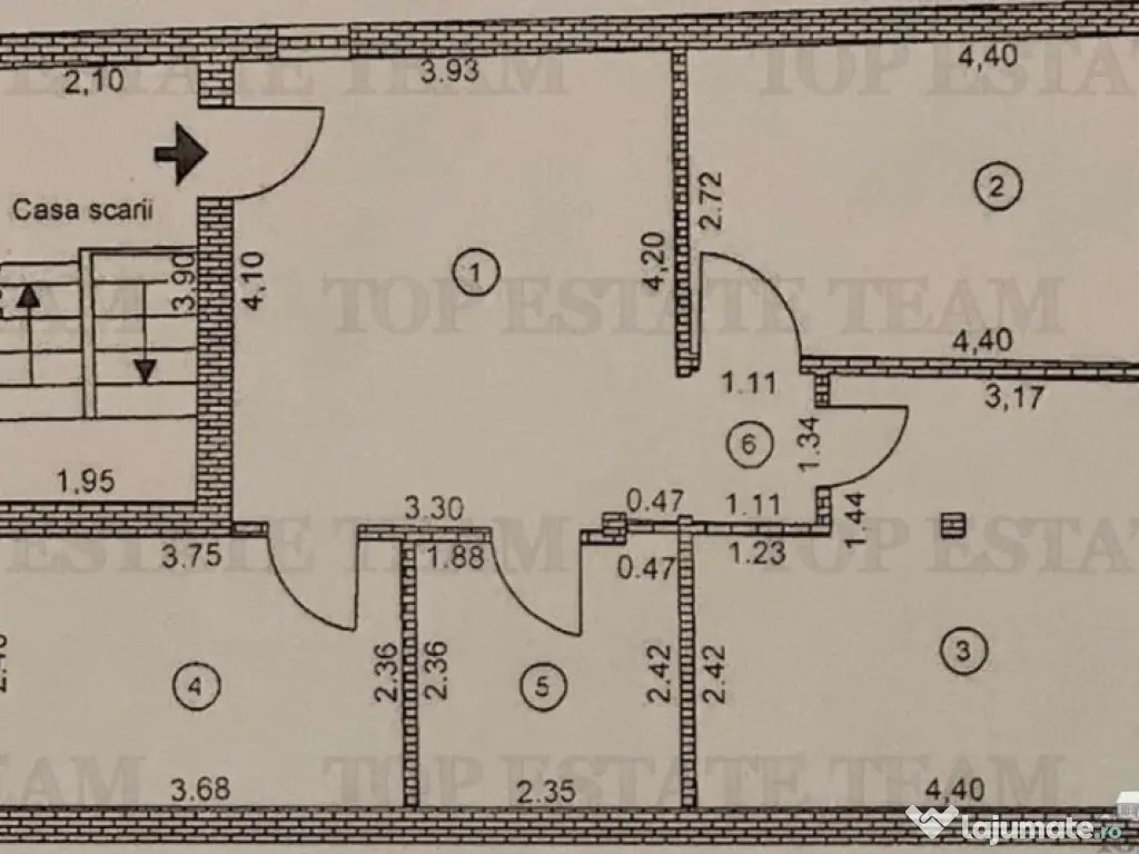 Apartament 3 camere cu terasa spatioasa in zona Sebastian 