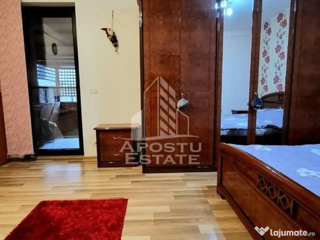 Apartament cu o camera, centrala proprie, terasa, Giroc