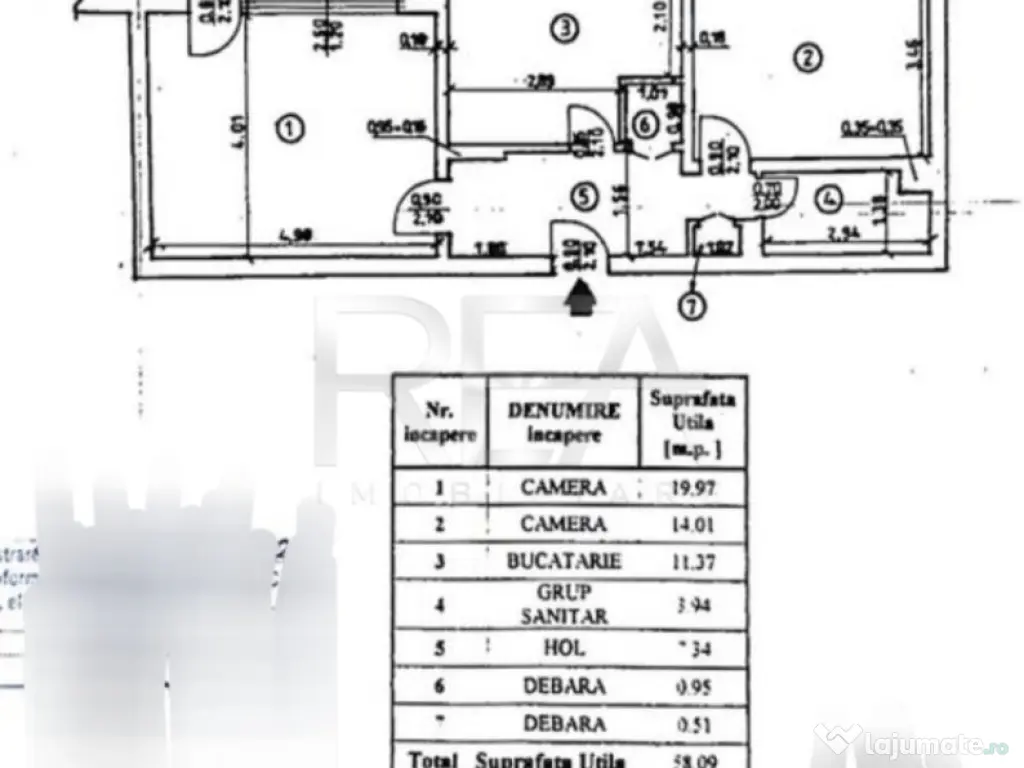 2 camere 5/8, 63mp, Bdul Uverturii-Teatrul Masca. 