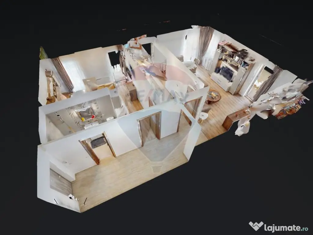 2 camere | Etaj 1 | Decomandat | 62 mp | Terasă 23 mp | ...