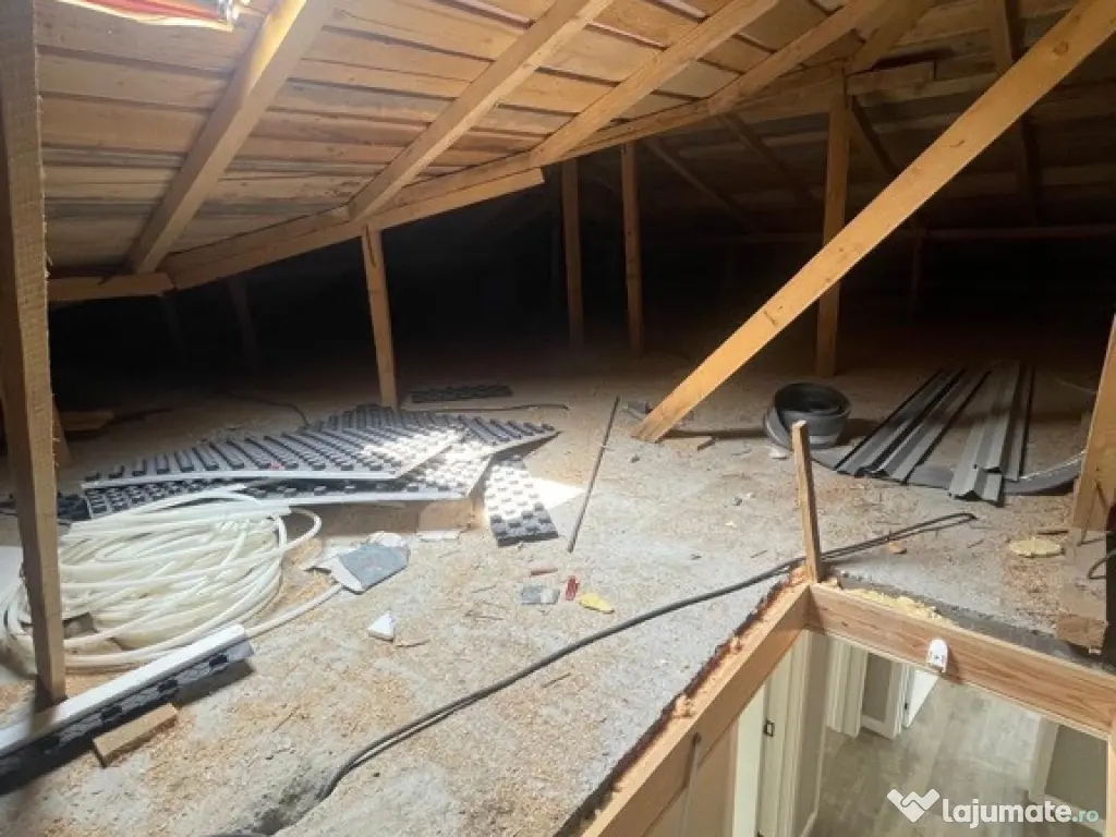 Casa SINGULARA pe parter | placa de beton | 525mp teren | garaj 