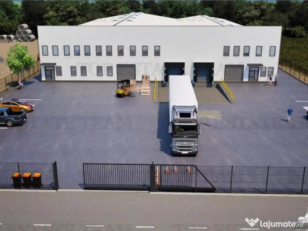 Teren cu Autorizatie pentru Hala in Balotesti 