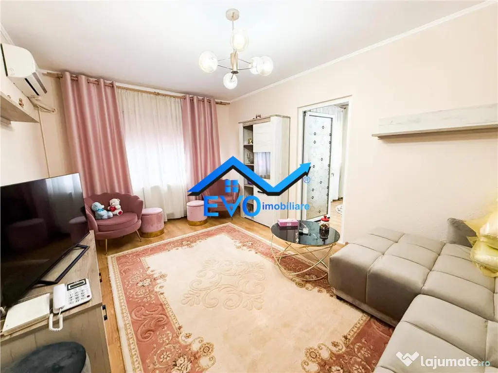 Apartament cu 2 camere, etajul 2, aer conditionat, zona Podu 