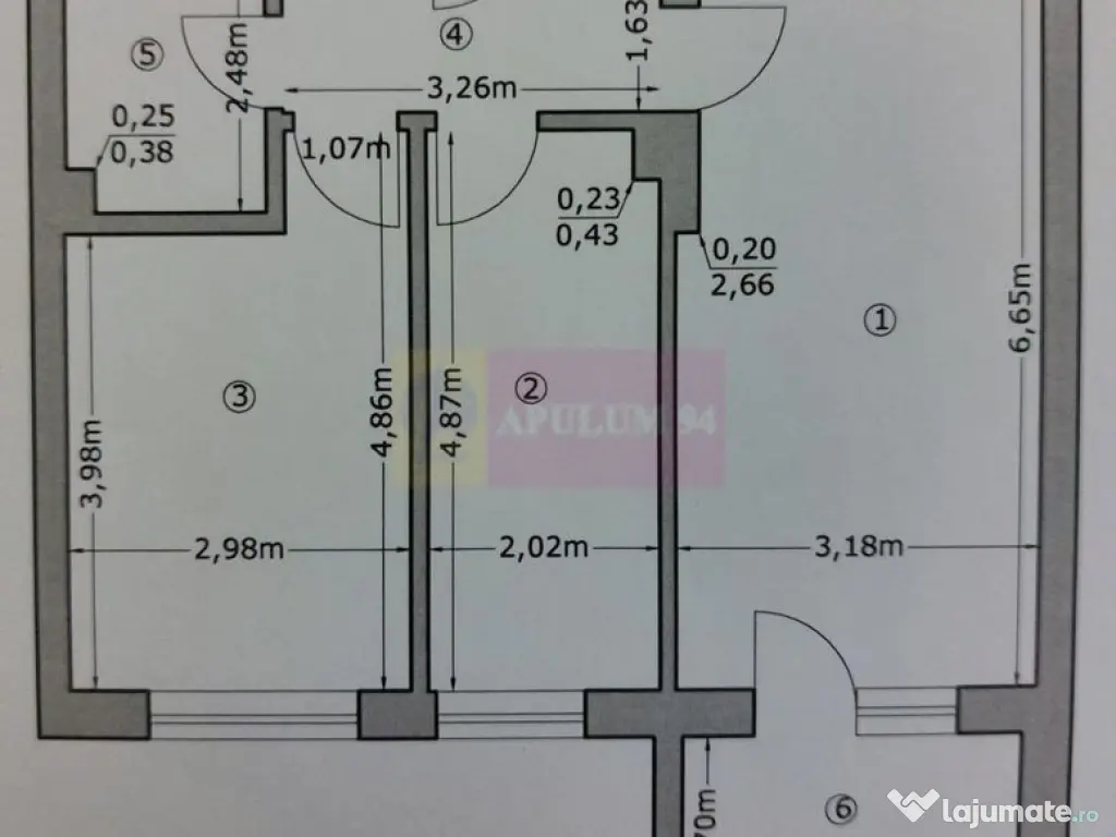 Apartament 2 cam 58mp Metrou Aparatorii Patriei + loc par... 