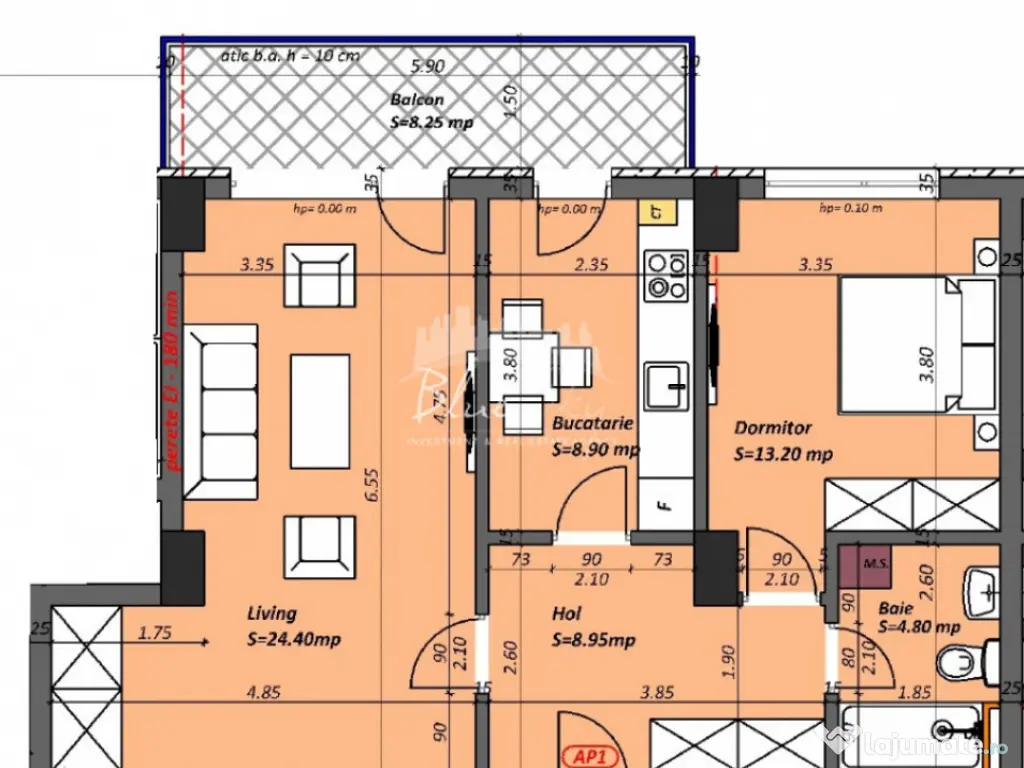 Tomis Plus- Madrid 48, apartament 2 camere