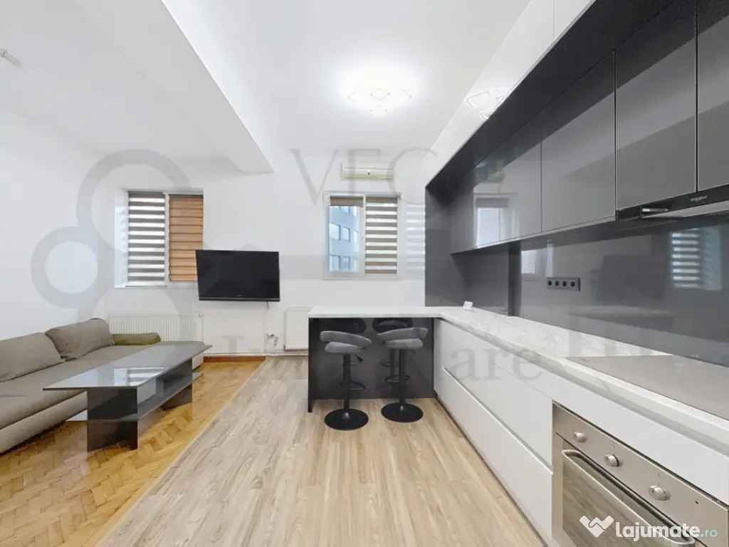 2 dormitoare decomandate+living, 58 mp, renovat - Centru