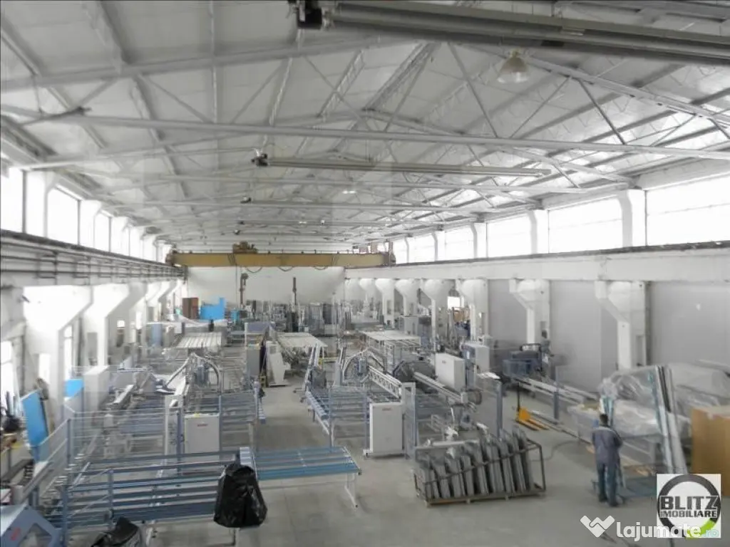 Spatiu cu 850 mp utili si 2500 mp teren! Pod rulant cu o cap