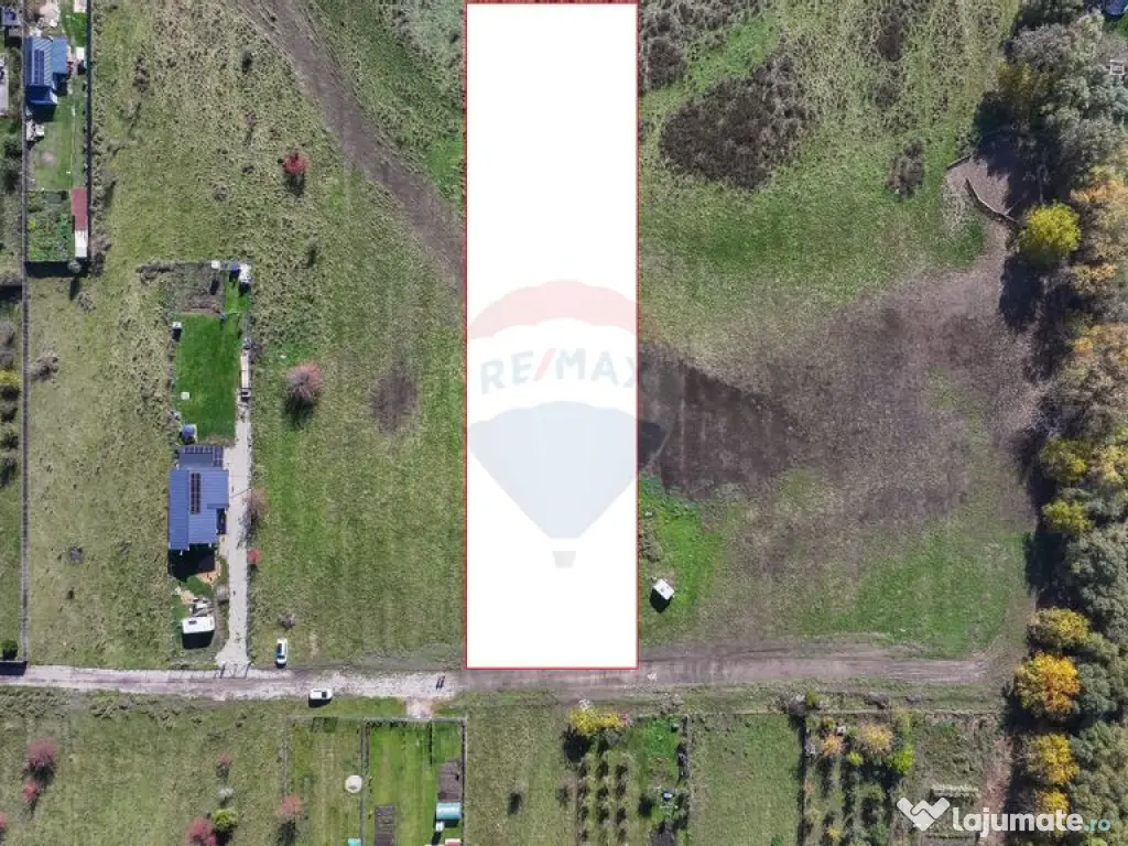 Comision 0 %! Teren 3,904mp Sanpetru! Două fronturi. 