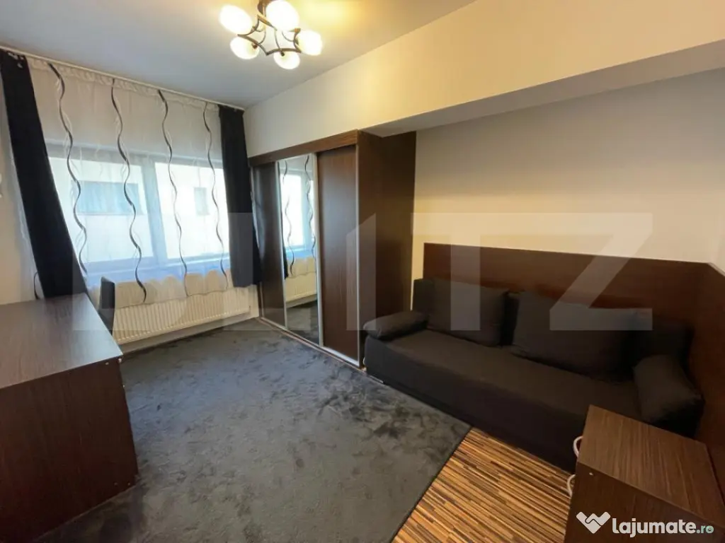 Apartament 3 camere, 50mp, parcare, ac, pet-friendly, zona S