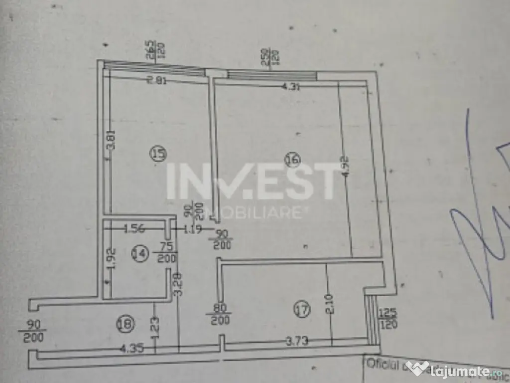 Apartament cu 2 camere- Zona Tatarasi