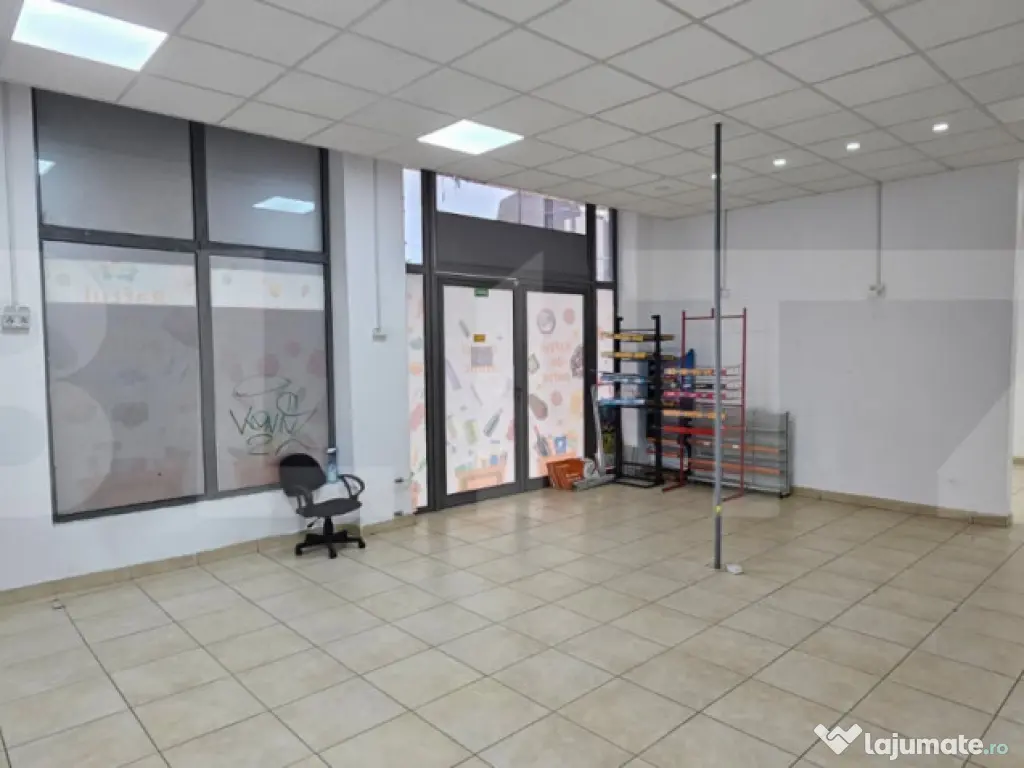 Spațiu comercial de închiriat – 120 mp - zona Liceul Aut
