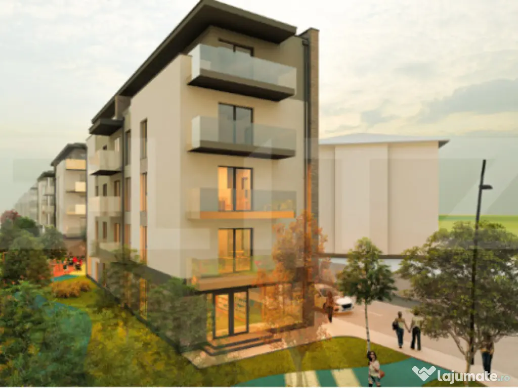 Apartament 2 camere, 50.51 mp, finisat nou, garaj, zona Ceta