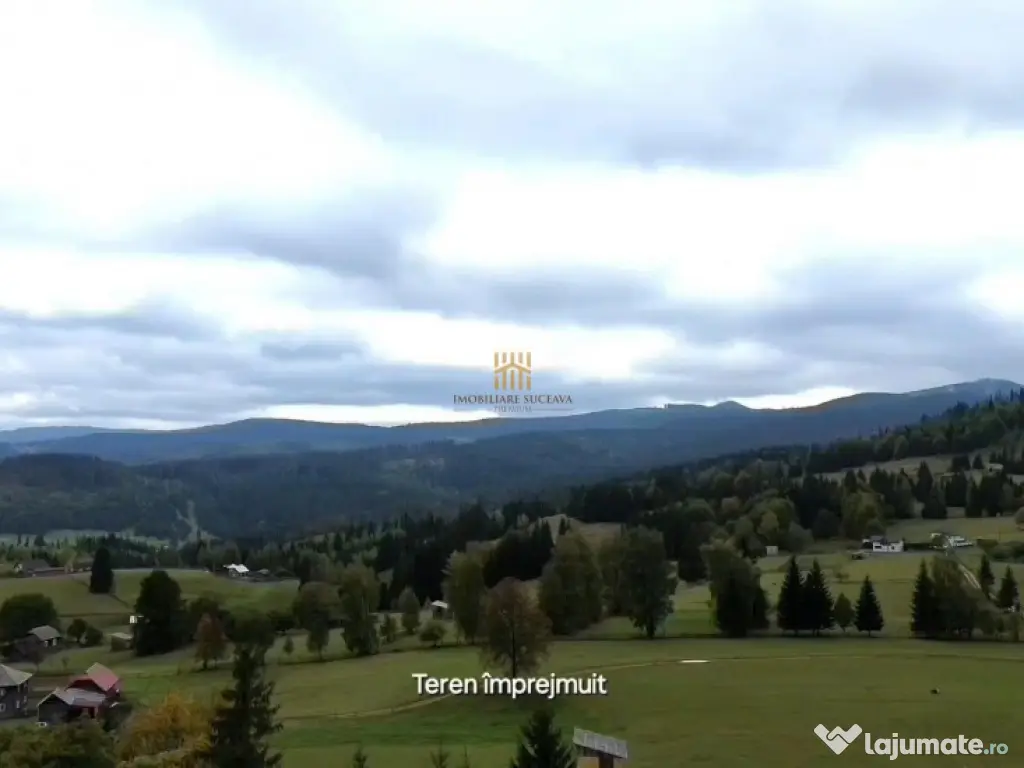 Teren 2804 mp, la munte! In Bucovina – Fundu Moldovei! 