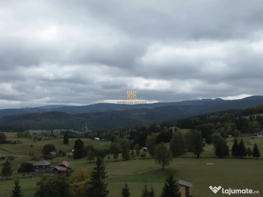 Teren 2804 mp, la munte! In Bucovina – Fundu Moldovei! 