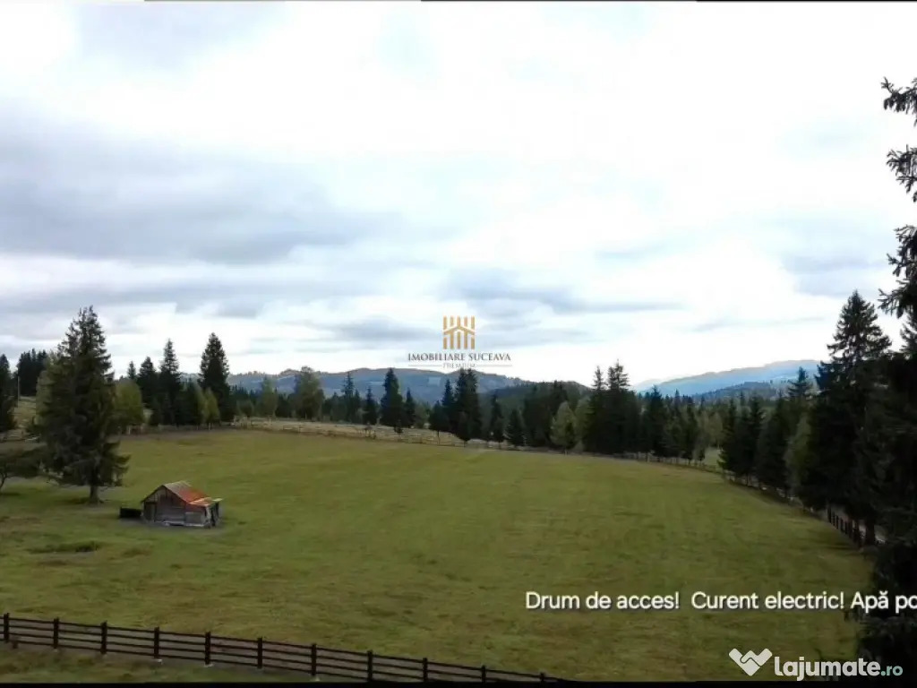 Teren 2804 mp, la munte! In Bucovina – Fundu Moldovei! 