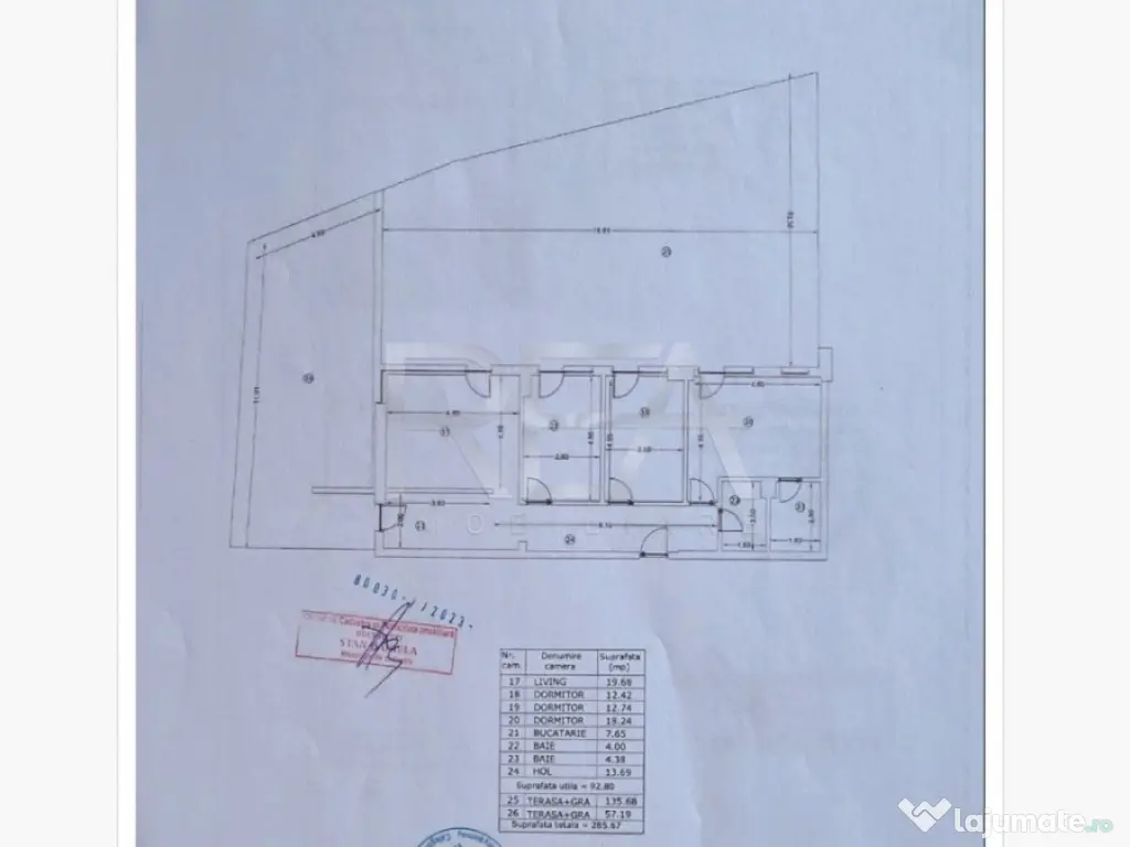 4 Camere + Terasa 192 m.p + Parcare | Bloc Nou Zona Unirii 