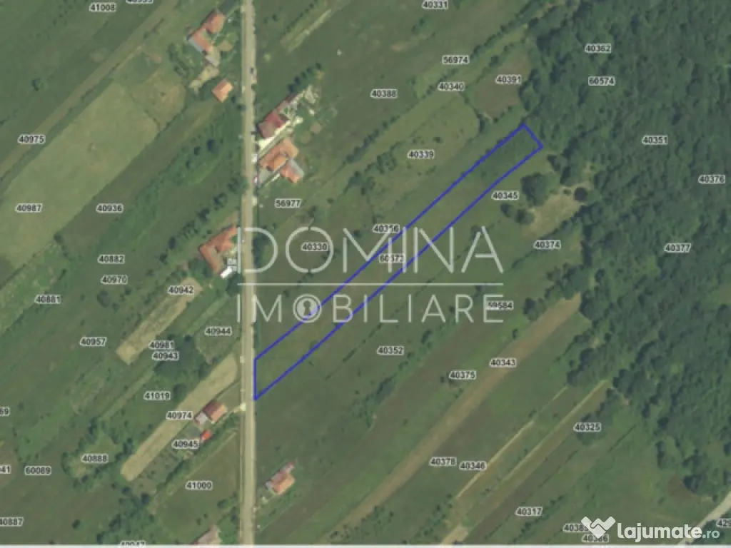 Teren 5000 mp, cu utilități, în comuna Crasna 