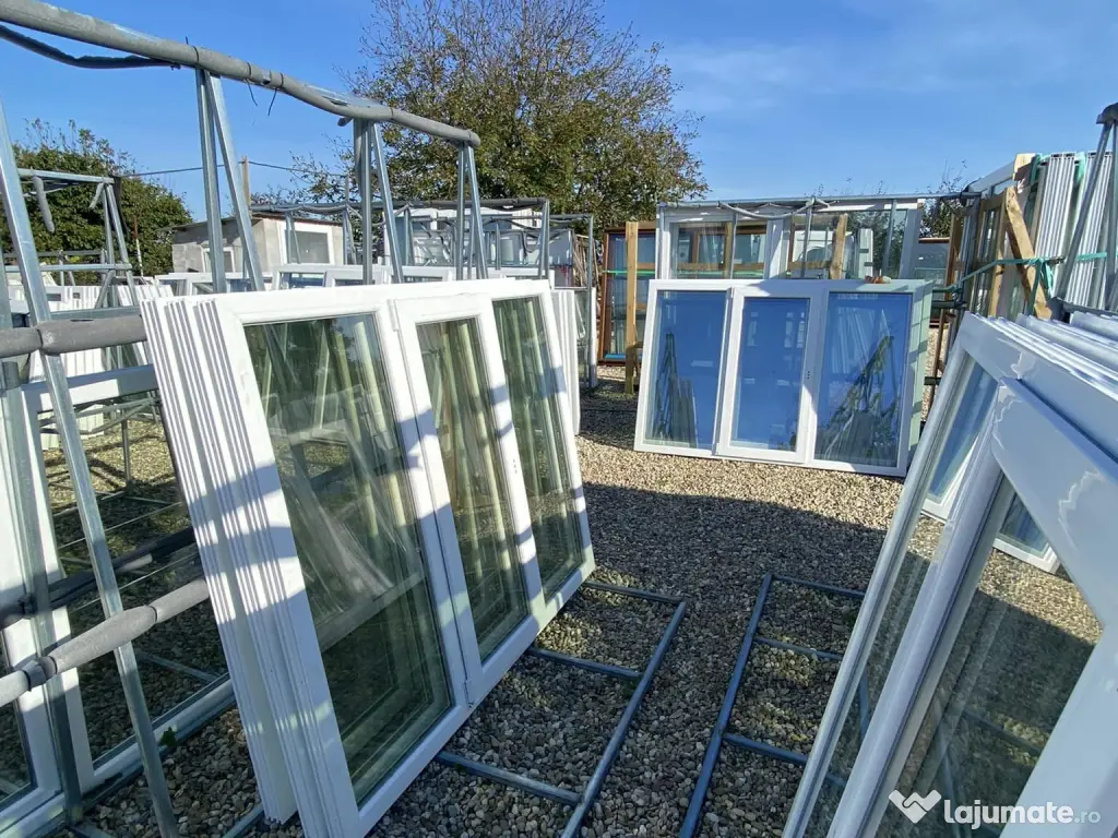 Geam termopan 3 canate noi albe