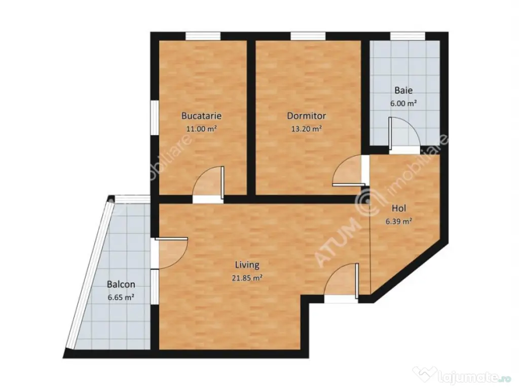 Apartament modern cu 2 camere si terasa etaj 1 in Sibiu zona 