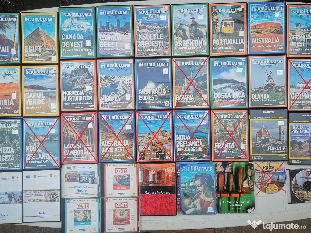 Filme documentare geografie turistica muzee DVD tari in jurul lumii 