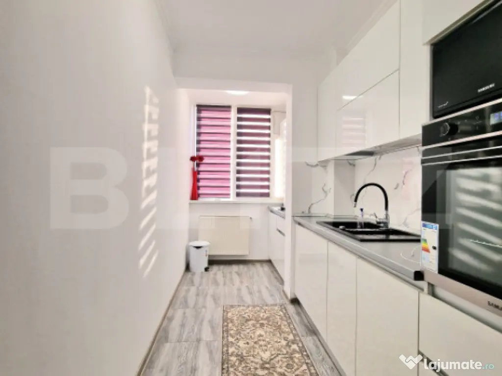 Apartament cu 3 camere, finisat modern, 62 mp, balcon, garaj