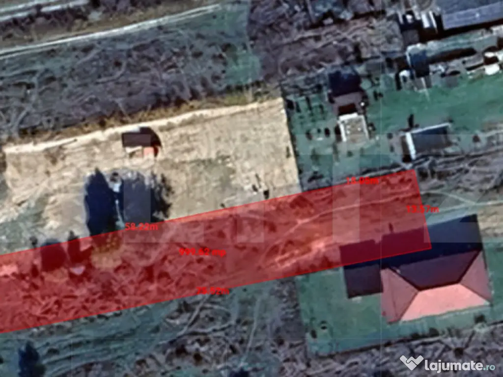 Nou! Teren intravilan 1000 mp, front 12m, autorizabil casa i