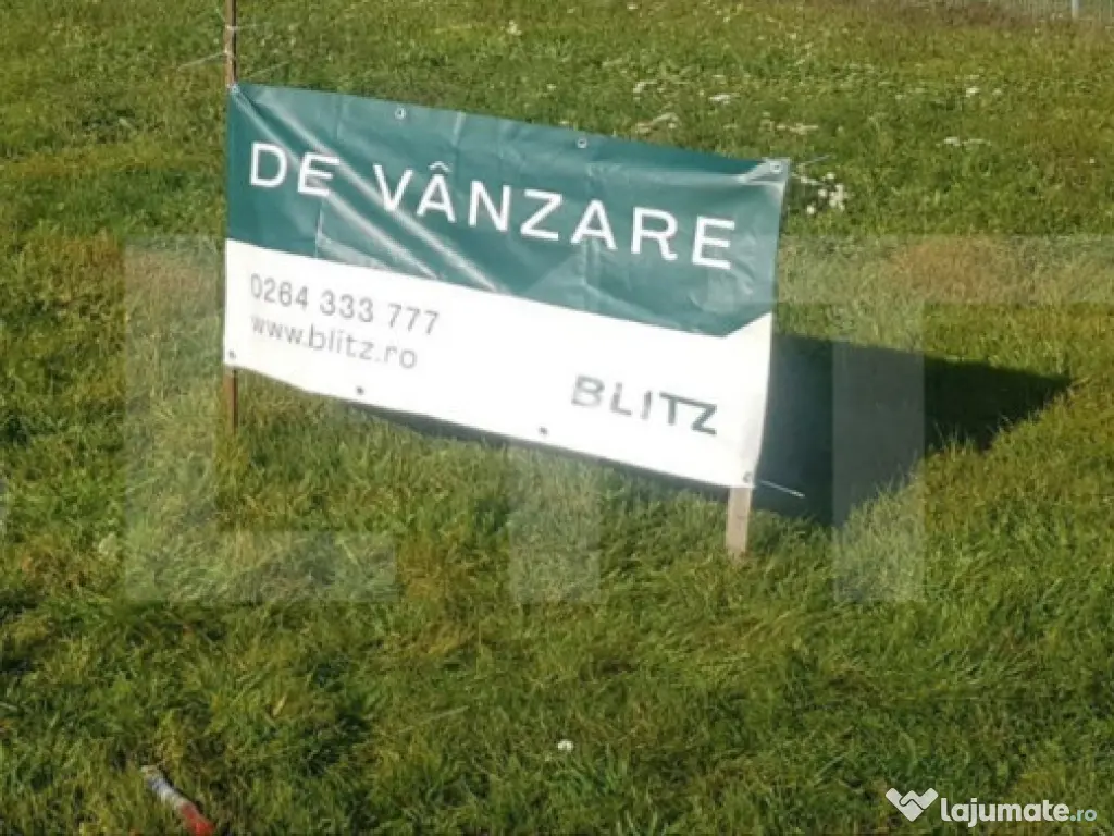 Nou! Teren intravilan 1000 mp, front 12m, autorizabil casa i