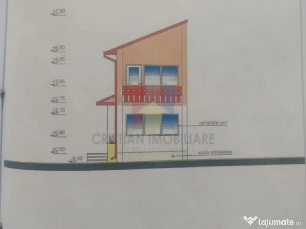 Zona bd.Independentei-Bella Italia Teren 247 mp Proiect Casa