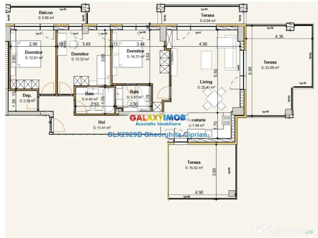 Apartament 4cam in constructie noua Voluntari - COMISION 0 !