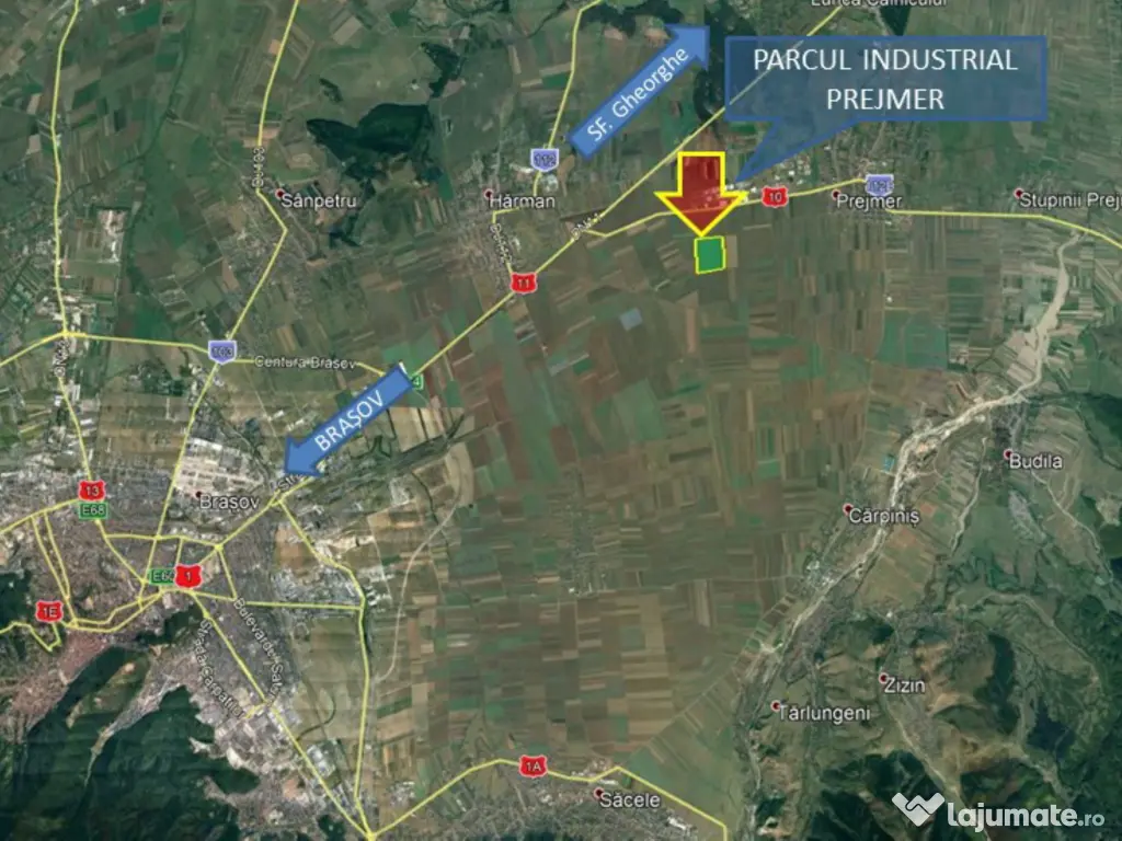 Teren 32,5 Ha compact Prejmer Brasov 