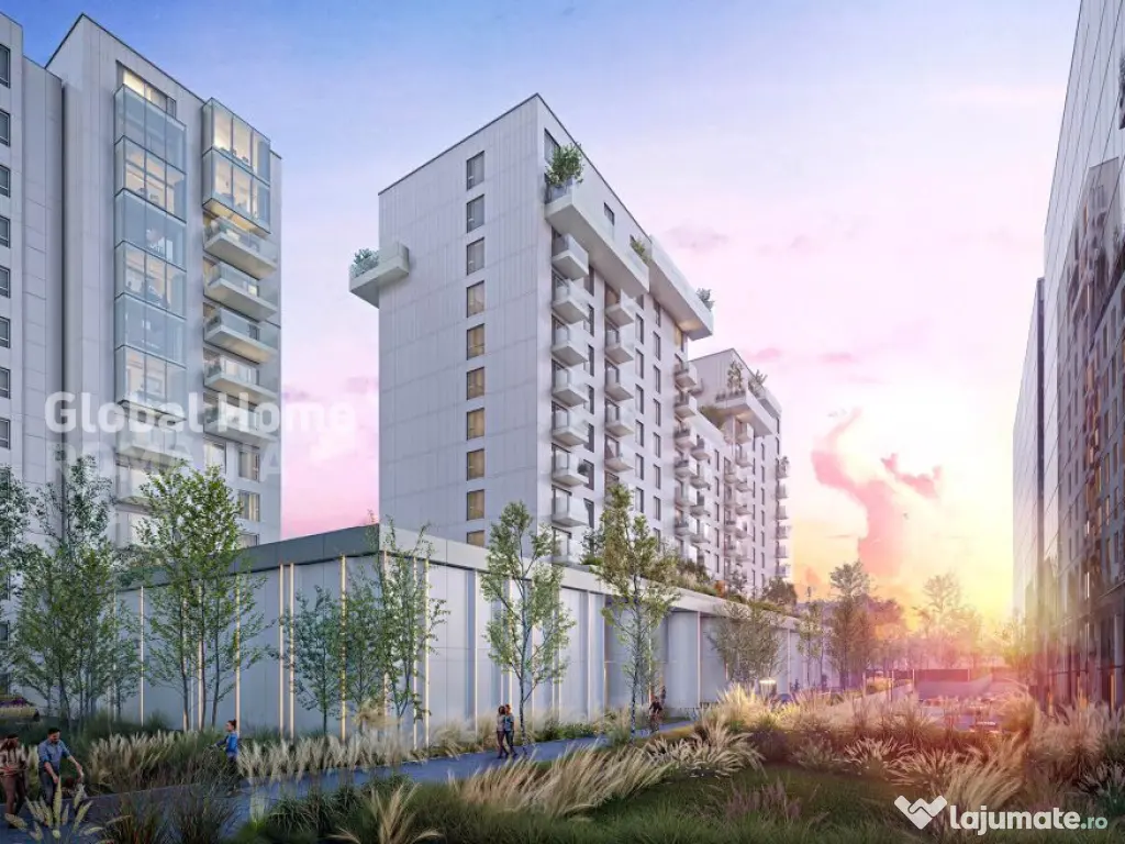 Apartament 2 CAMERE - 60 MP Mall Promenada || Aviatiei Tower 