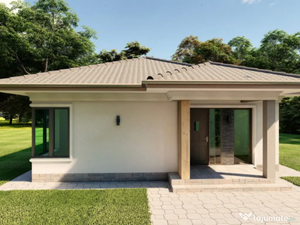 Casă nouă, parter – 100 mp utili | finisată la cheie |