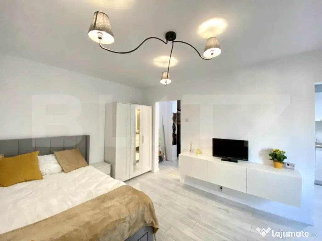 Garsoniera premium de inchiriere, la un pas de facultatea UM