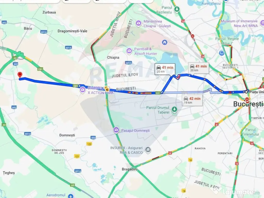 Teren intravilan 2.58 ha in proximitatea capitalei 
