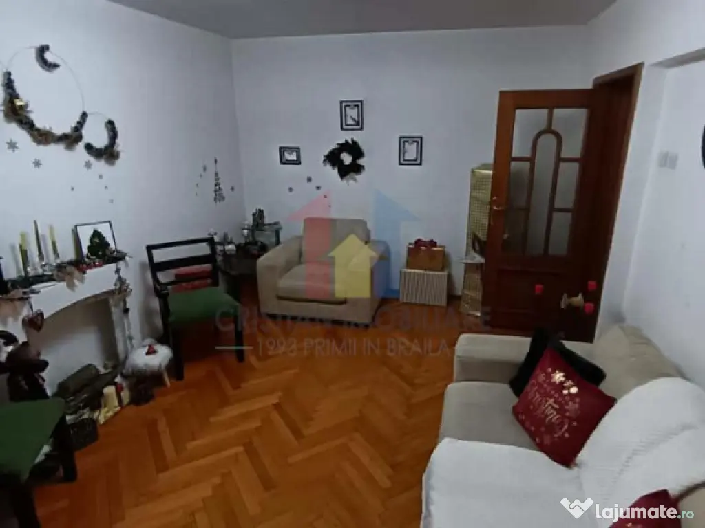 LIBER 3 camere, parter cu balcon 14 m, Semimobilat, Garii